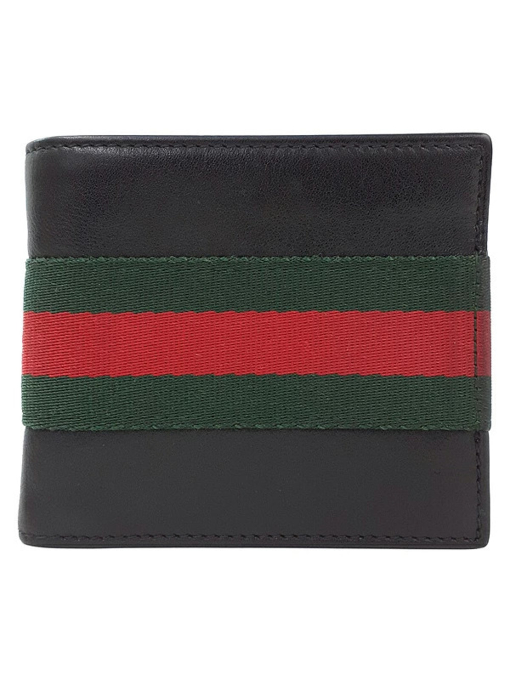 Gucci Web Trademark Coin Wallet Bi fold Short
